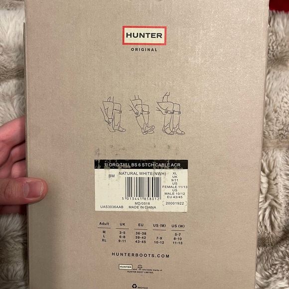 Hunter Boot Socks - Cream - Picture 3 of 3